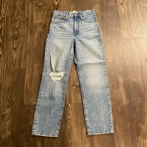 Madewell The Perfect Vintage Straight Jean in Reinhart Wash